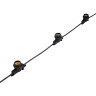 Гирлянда уличная JAZZWAY БЕЛТ-ЛАЙТ PBL-S40/L24+1.5 Black E27 IP65 24м 5058255